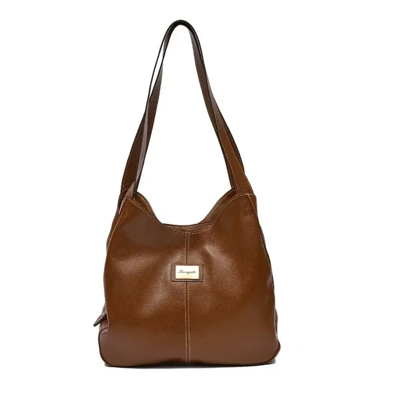 Bolsa Couro Legitimo Promoção - Modelo Exclusivo + Brinde