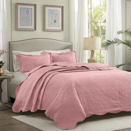 Colcha King Gigante Matelasse Estampas Cobre Leito Linda