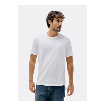 Camiseta Básica Manga Curta Masculina Em Malha H+ Hering