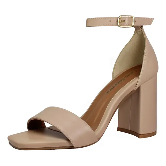 Salto Alto Tamanhos Especiais 30,31,32,33,34 Nude Mod. 2121