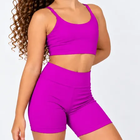 Conjunto Feminino Infantil Ginástica Kids Fitness E Treino