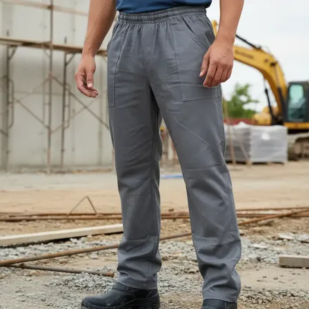 Calça Brim Para Trabalho Pesado Obra Construção Civil Epi