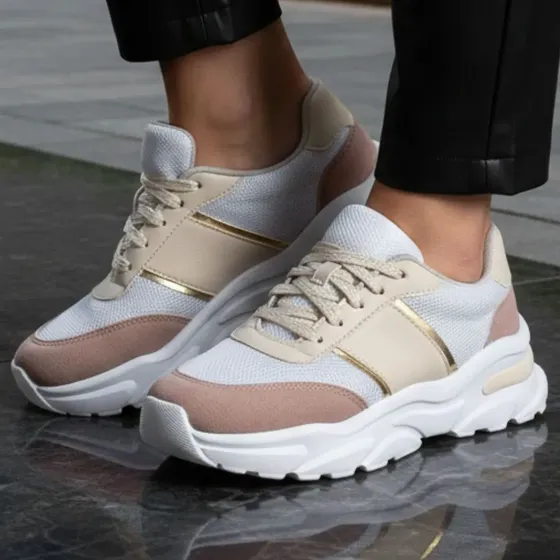 Tênis Feminino Fiorella Gugi Caminhada Academia Casual Macio