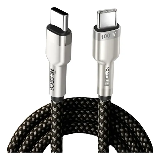Cabo Carregador Celular Usb C Tipo C 2 Metros 100w Turbo Pro