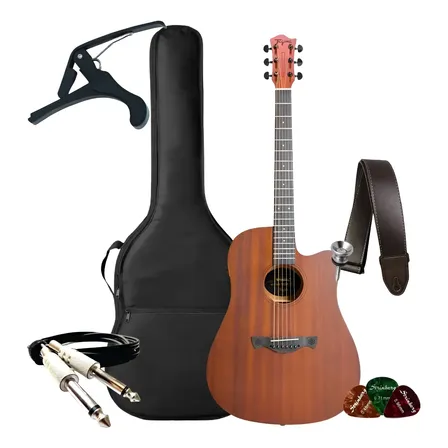 Kit Violão Tagima Kansas Elétrico Gran Reserva + Acessórios