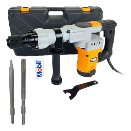 Martelete Rompedor 1900w 10kg Sextavado 17mm 16j +acessórios