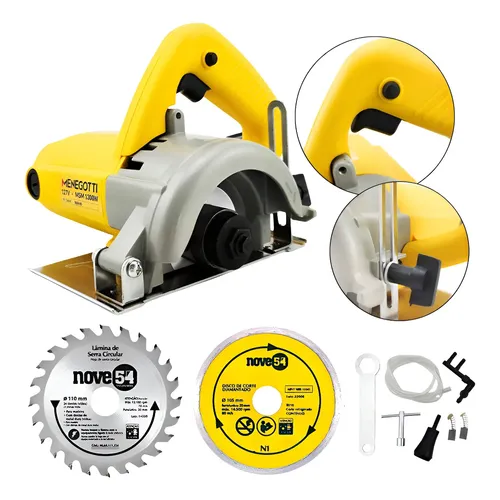 Kit Serra Tipo Makita Menegotti Msm 1300w 110mm + Discos