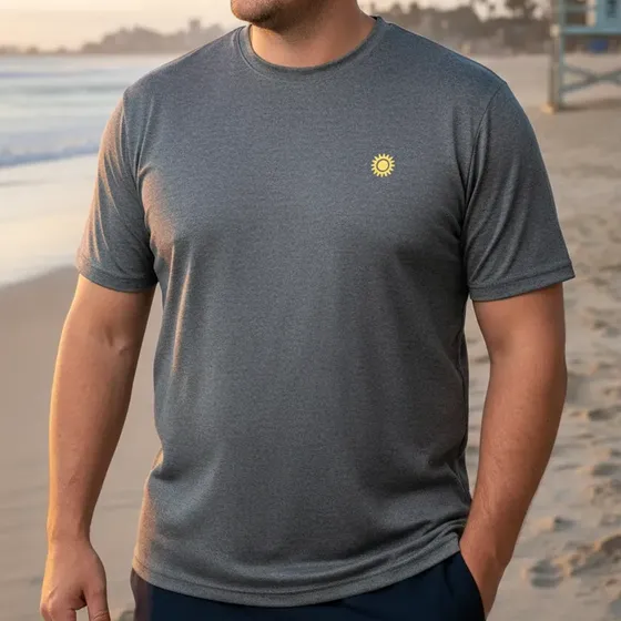 Camisa Térmica Proteção Solar Uv 50+ Manga Curta Plus Size