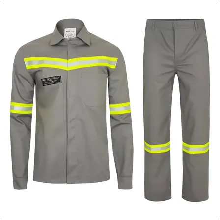 Conjunto Nr10 Anti Chama Calça Camisa Profissional Trabalho
