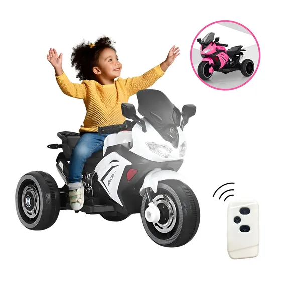 Moto Elétrica Infantil Motinha Triciclo Passeio Brinquedo