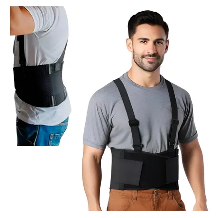 Cinta Abdominal Lombar Ergonômica Reforçada Faixa Coluna Epi