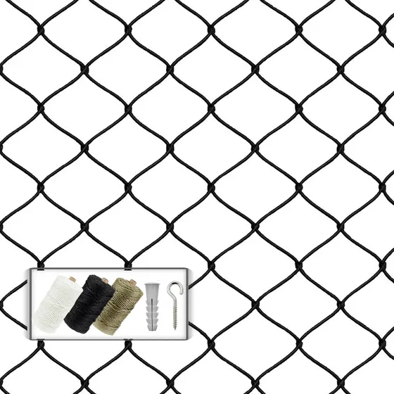 Kit 1,50x4,00 Completo Rede Tela De Proteção Para Sacadas