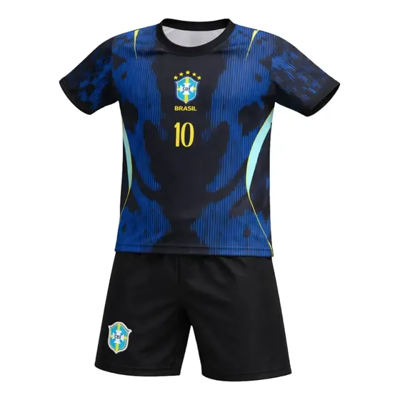 Camisa E Shorts De Time - Conjunto Infantil Do Brasil