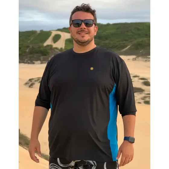 Camisa Uv Fps50 Proteção Solar Máxima Plus Size 100 Até 200k