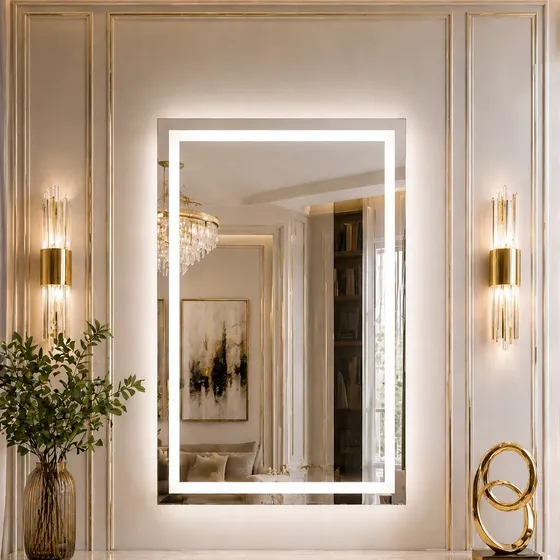 Espelho Luz De Led 130 X 90 Touch Screen