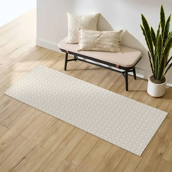 Tapete Passadeira Boho Dupla Face Lavavel 1,50m X 0,50cm