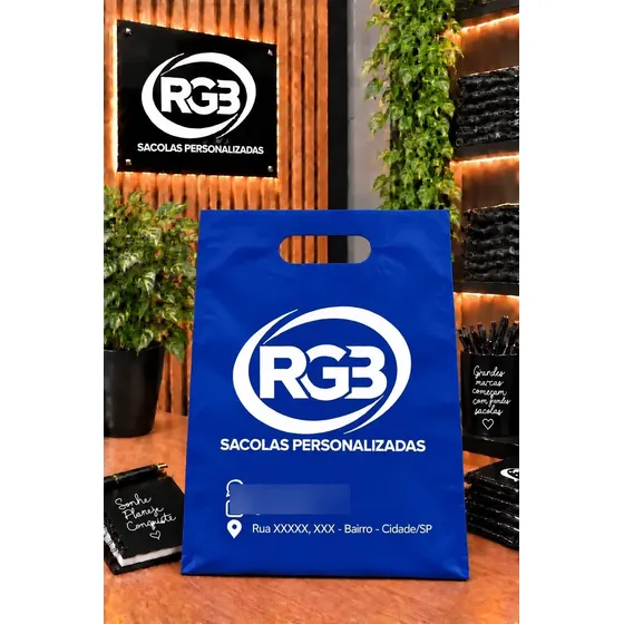 Sacola Personalizada 40x50 Uma Impressão 100unidade 012 Expr