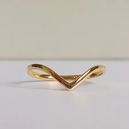 Anel Fino E Delicado Minimalista Ouro 18k