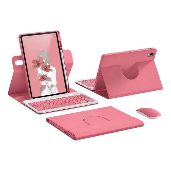 Capa Teclado Rgb Abnt2+mouse Para Galaxy Tab A9+ E A11+ 11''