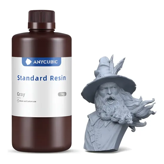 Resina Anycubic Standard 1kg Para Impressora 3d C/ Nf