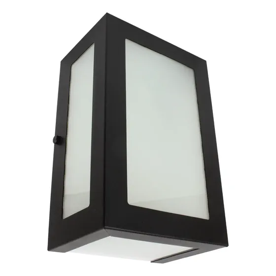 Arandela Externa Aluminio 5 Vidros Muro Parede E27