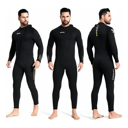 Roupa Mergulho Profissional Termica Surf Zipper Na Frente