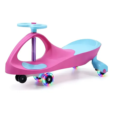 Carrinho Rolimã Infantil Volante 360 Com Luzes / Rodas Led
