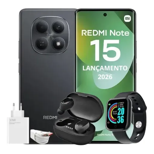 Xiaomi Redmi Note 15 256gb 16gb Ram Lançamento +brindes Top1