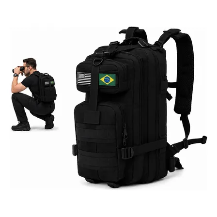 Mochila Tática Militar Impermeável 30 L Super Reforçada