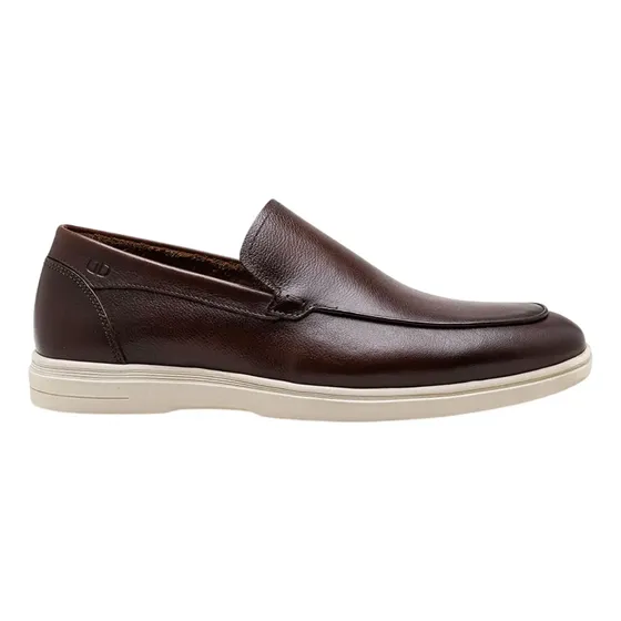 Sapatenis Slip On Democrata 100%couro Casual Sapato Mocassim