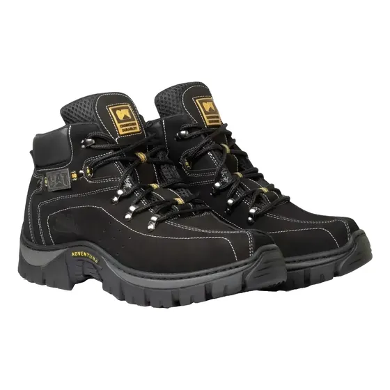 Bota Caterpillar Masculina Coturno De Couro 2113