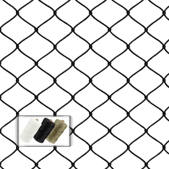 Rede 2,00x10,00 Tela De Proteção Para Sacadas (rede E Corda)
