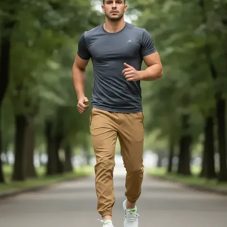 Calça Jogger Masculina Dry Fit Para Corrida Confortável