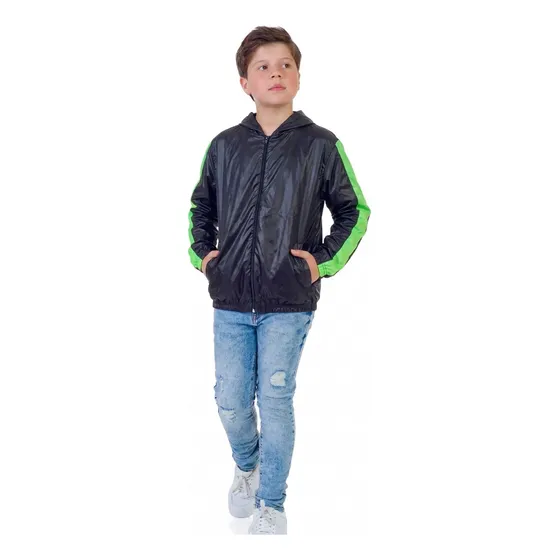 Jaqueta Corta Vento Infantil Juvenil Meninos 10 16 Anos