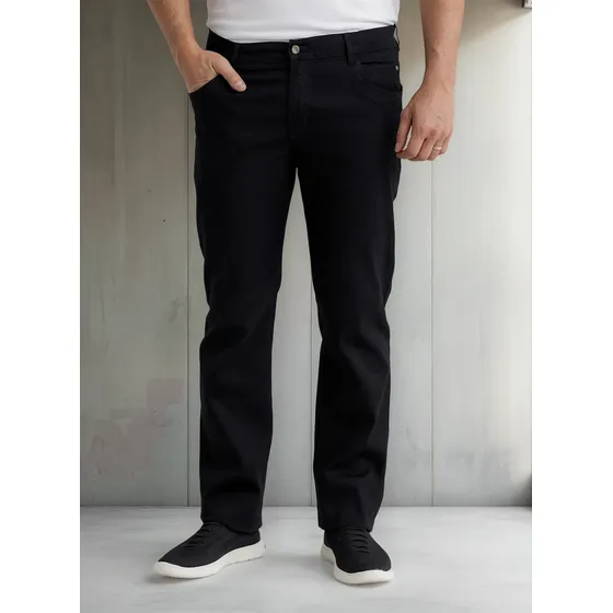 Calça Masculina Plus Size Jeans Elastano Grande 54 Ao 64