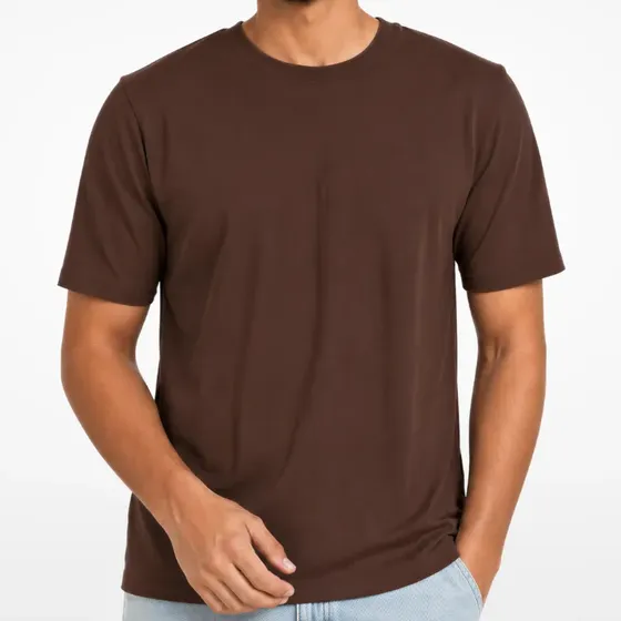 Camiseta Masculina Feminina Básica Algodão Paleta Terrosa