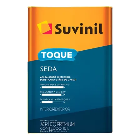 Acrílico Toque De Seda Premium - Leve Brilho - 16l Suvinil