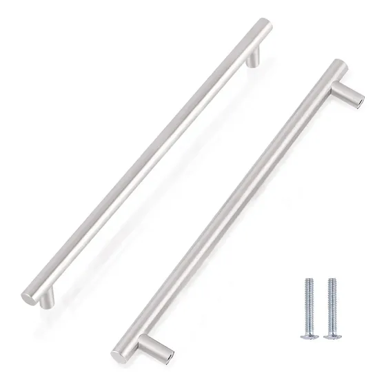Kit 10 Puxador Haste Redondo Inox Esc 64/96/128/160/192mm