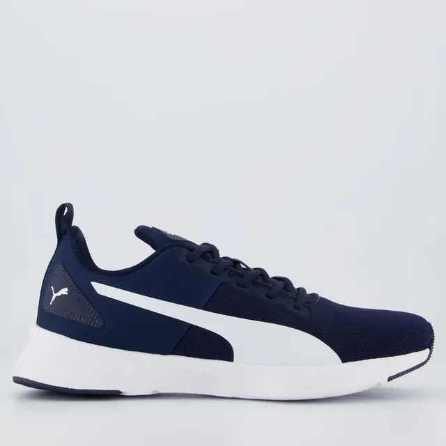 Tenis Puma Flyer Runner Mesh Bdp Azul E Branco