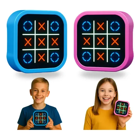 Brinquedo Jogo Da Velha Eletrônico Digital Portátil Infantil