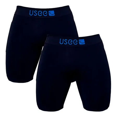Kit 2 Bermudas Short Térmico Com Bolso Lateral Usee Brasil