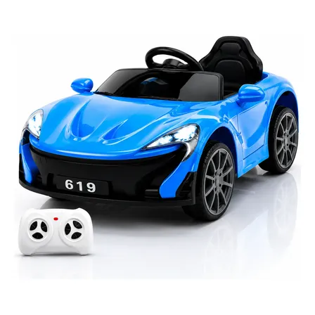 Mini Carro Elétrico Infantil Controle Led Som E Função Ninar