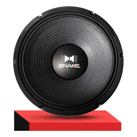 Alto Falante Medio 10 Polegadas Woofer Grave Snake 300w Rms
