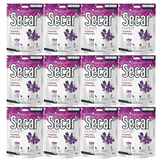 12un Anti Mofo Secar Closet 250g - Desumidificador, Armário