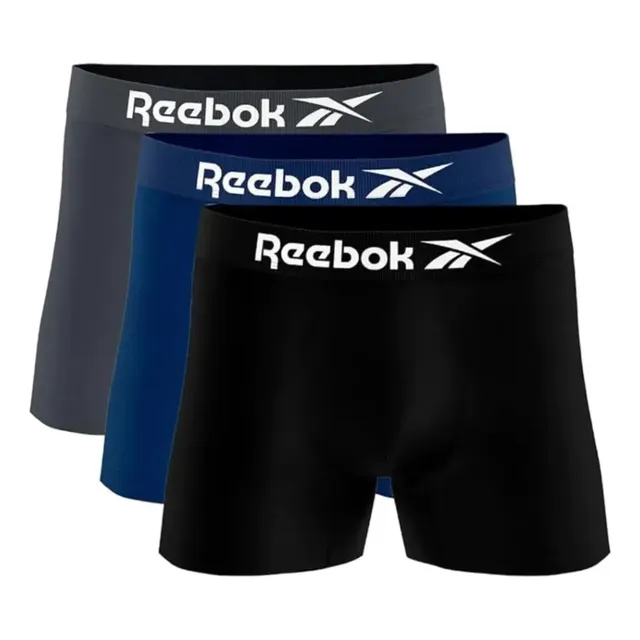 Kit 3 Cuecas Reebok Original Em Microfibra Sem Costura