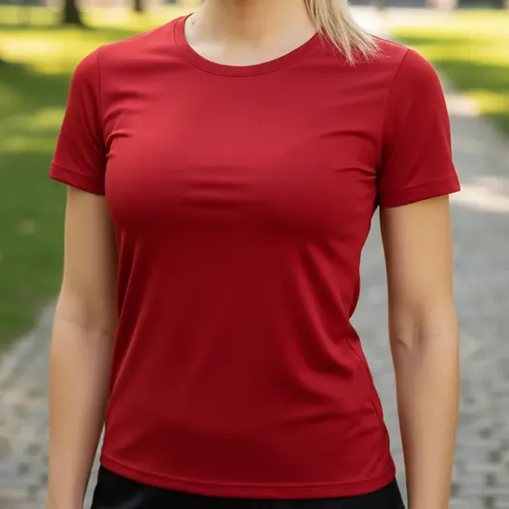 Camiseta Feminina Proteção Solar Uv 50 Manga Curta Térmica