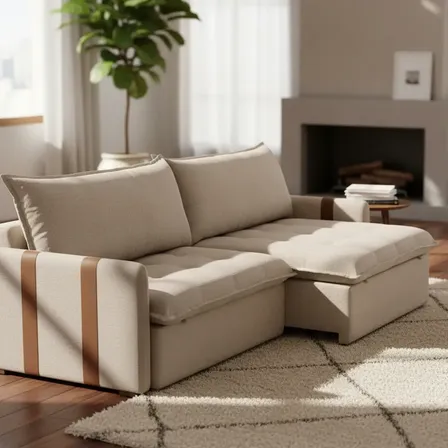 Sofá-cama Faenzo 2m Retrátil Reclinável 3 Lugares Fortbello