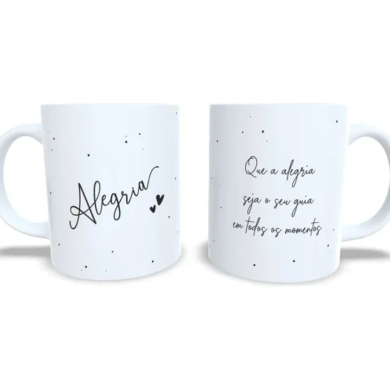 Caneca Personalizada 325ml Frases De Positividade Presente