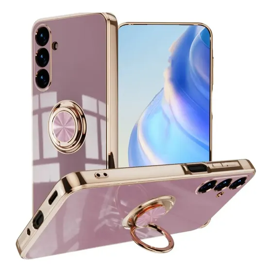 Capa Samsung Antiimpacto Anel Magnético Silicone Heyoo