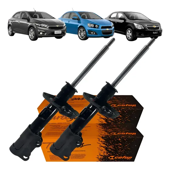 Par Amortecedor Dianteiro Gm Spin Cobalt Sonic Onix Prisma